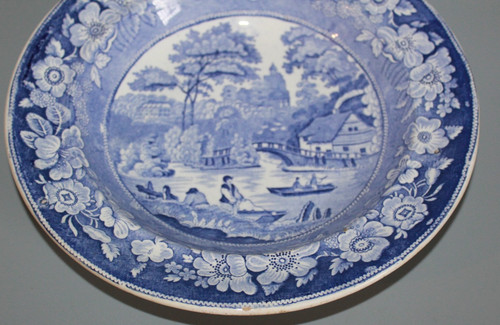 Antikes perlbesteck blau - antikes,