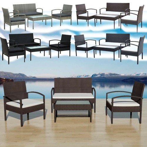 Polyrattan lounge sofa - polyrattan, lounge-sofa