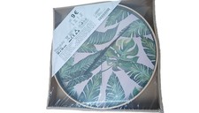 Wanduhr 30 cm Braun mit Motiv