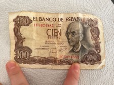 100 pesetas alter schein - pesetas,