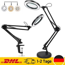 72 LED Lupenleuchte 10x Dioptrien Arbeitsleuchte Tischklemme Lupenlampe Lupe USB