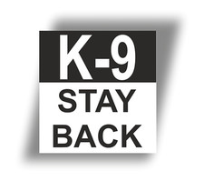 10cm Auto-Aufkleber Auto K-9