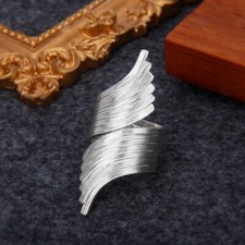 B37 Ring Engelsflügel Flügel Sterling Silber 925