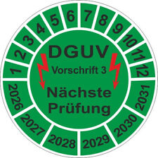 Prüfplaketten Geprüft nach