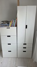 Ikea Stuva Kleiderschrank Schubladenschrank Kinderzimmer weiß 