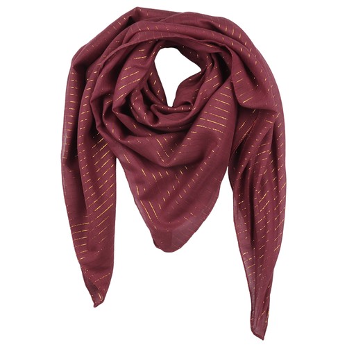 Baumwolltuch rot burgund lurex - rot,