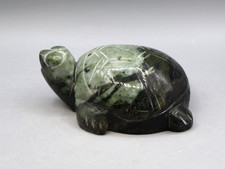 JADE SCHILDKRÖTE groß und wunderschön Edelstein-Tier  b1