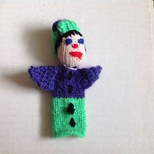 Fingerpuppe Gestrickt Kasperle