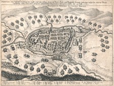 Neunburg vorm Wald Original Kupferstich Merian 1641