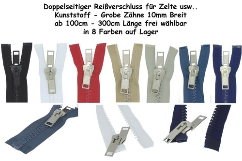 Beidseitiger reißverschluss - beidseitiger,
