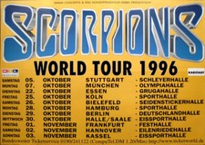 Scorpions 1996 plakat - 1996,