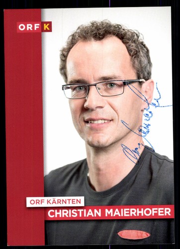 Christian maierhofer orf - christian,