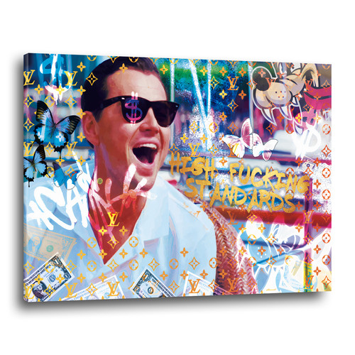 Wolf wall street wandbild - wolf,