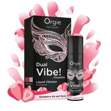 Orgie- Dual Vibe Liquid Vibrator Strawberry Gin & Tonic
