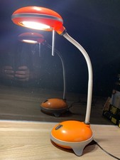 Tischlampe LED Nachttischlampe orange XXXLutz ESTO oval Tischleuchte