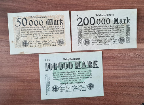 Reichsbanknoten 000 - reichsbanknoten:, 50,000