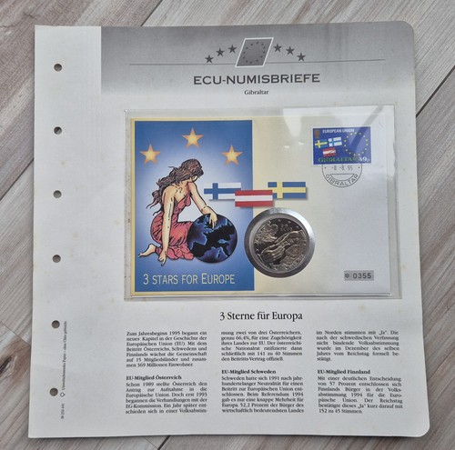 Münze ecu numisbrief - münze:, ecu-