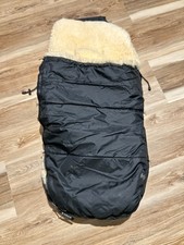 Winter Sitzsack/Fußsack aus Lammfell für Kinderwagen für den Winter