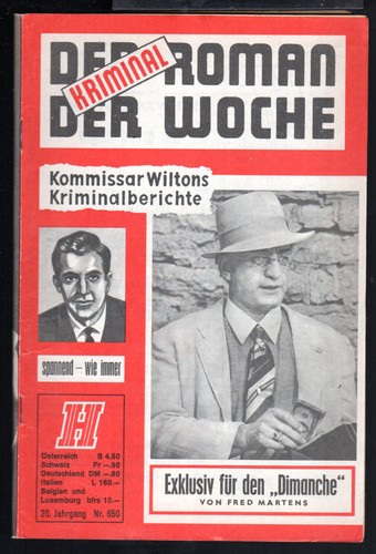 Kommissar wilton 650 - nr., /