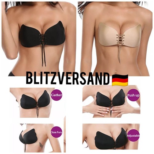 Silikon klebe push bra - silikon, bh