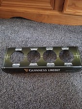 GUINESS LINEOUT 4 Pint Träger Halter gebraucht Kneipe Haus Bar Garten Party 