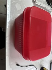 Tupperware Schatztruhe 7,3 L rot Behälter Box Aufbewahrung