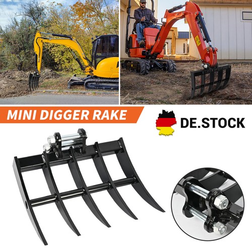 Baggerrechen für 5t - baggerrechen,