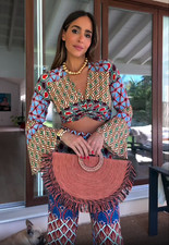 Zara gewebte Fächertasche