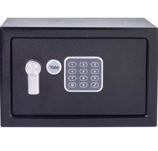Yale Digital Safe kleiner Tresor - Stahl Tastaturschloss mit LED-Licht Sicherheitsbox