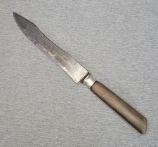 Küchenmesser BG Garantie Solingen Kohlenstoff-Stahl Klinge Holzgriff ALT & Antik