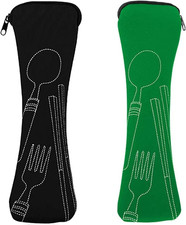 2er Set Bestecktaschen mit