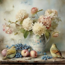 Dekobild vintage shabby - vintage,
