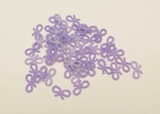 Kleine  Schleifen, Deko, Tischdeko Hochzeit/Gastgeschenke zum Basteln 47st. 2 cm