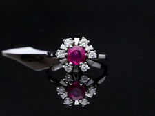 Ring 1,40 ct. Diamanten Saphir 585 Gold Wert: 6.500 EUR IGI Report Deta Schmuck