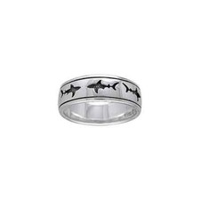 Shark 925 Sterlingsilber Ring