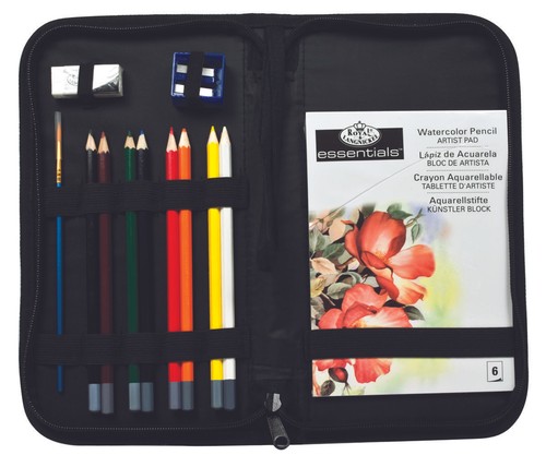 Aquarellstifte skizzierset - aquarellstifte,