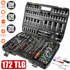 Werkzeugkoffer 172tlg Knarrenkasten Nusskasten Steckschlüsselsatz Ratschenkasten