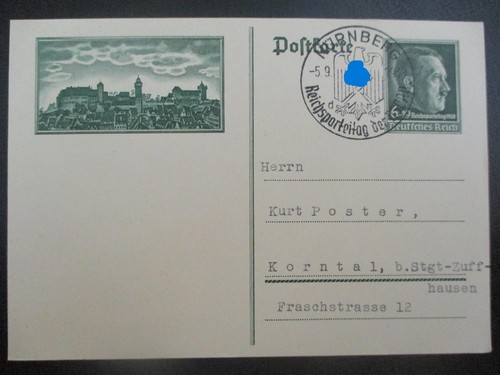 Reich postkarte - dt.,