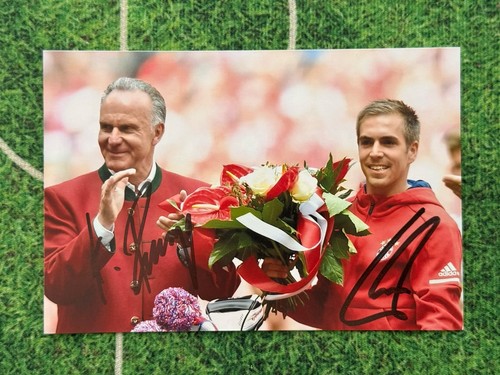 Lahm rummenigge signiert - +,