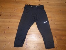 Nike Dry Fit  Sporthose Runninghose Knielänge Gr. S schwarz