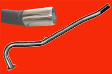 Sportendrohr Endrohr Auspuff Alfa Romeo Spider Fastback V2A Edelstahl Endstück