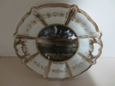 Teller TPM Tielsch Altwasser Schlesien Biedermeier 1850 - Hafen zu List auf Sylt