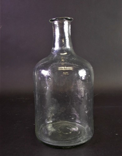 Antike glas flasche 19 - -,