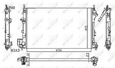 NRF Kühler, Motorkühlung  u.a. für OPEL, SAAB