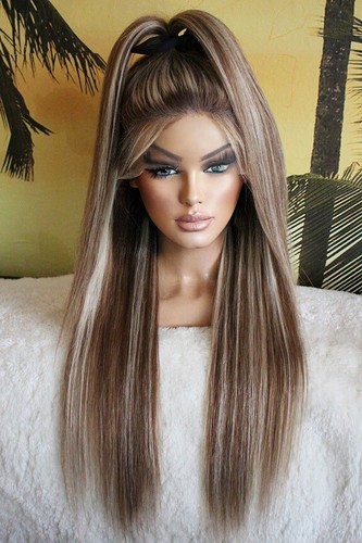 Lace wig perücke - ombre, blond