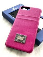 Original SWAROVSKI Handyhülle iPhone mit Kristallen in pink magenta