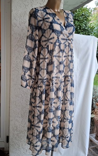 Comma chiffon maxi - kleid,