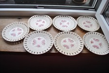 7 Max Roesler Rössler Teller Kuchenteller Rosenmuster