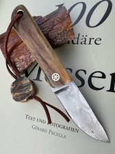Damastmesser Messer Custom Sammlermesser  Schmiede Balbach Mammutzahn  Knife ?