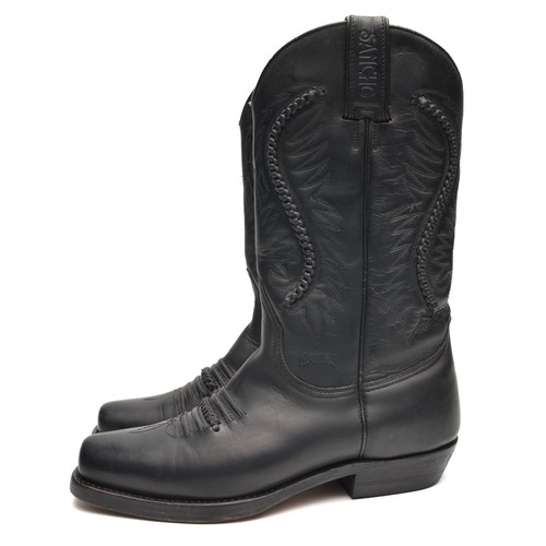 Sancho vintage black leather - black,